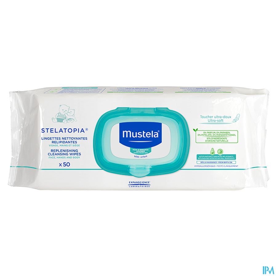 Mustela Pa Reinigende Doekjes Herlipiderend 50 1