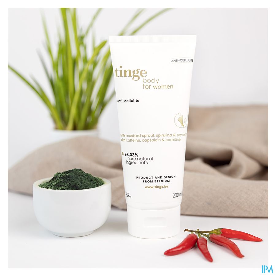 Tinge Women Creme Anti Cellulite Tube 200ml 3