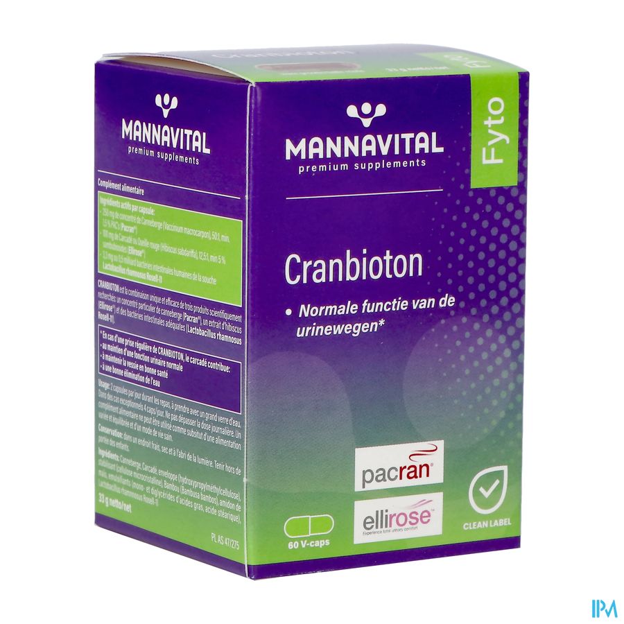Mannavital Cranbioton V-caps 60 Mannavital Cranbioton V-caps 60