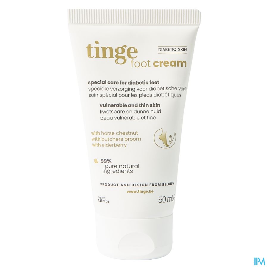 Tinge Diabetic Skin Voetcreme Tube 50ml