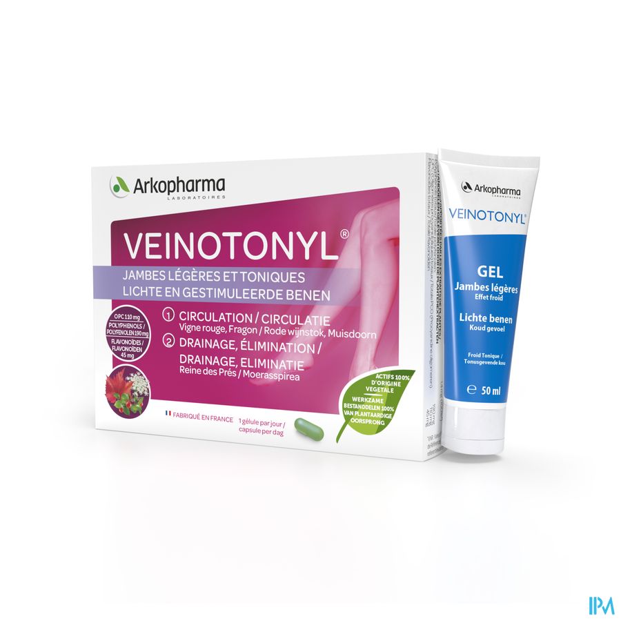 Veinotonyl Jambes Legeres Comp 30+tube 50ml Promo