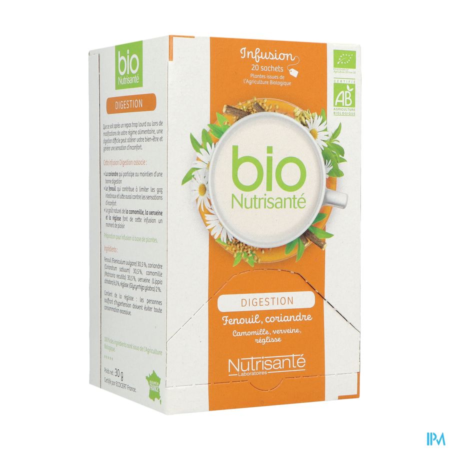 Infusie Bio Vertering Zakje 20 Infusie Bio Vertering Zakje 20