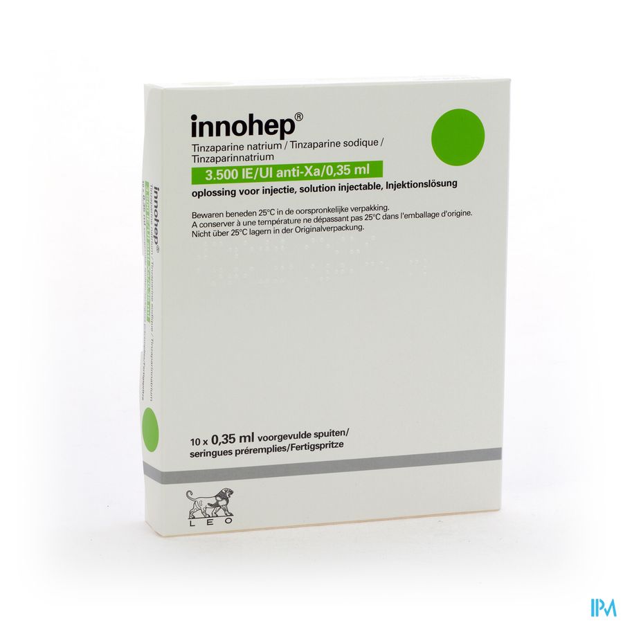 Innohep Ser Sc 10 X 3500 Iu 0,35ml Innohep Ser Sc 10 X 3500 Iu 0,35ml
