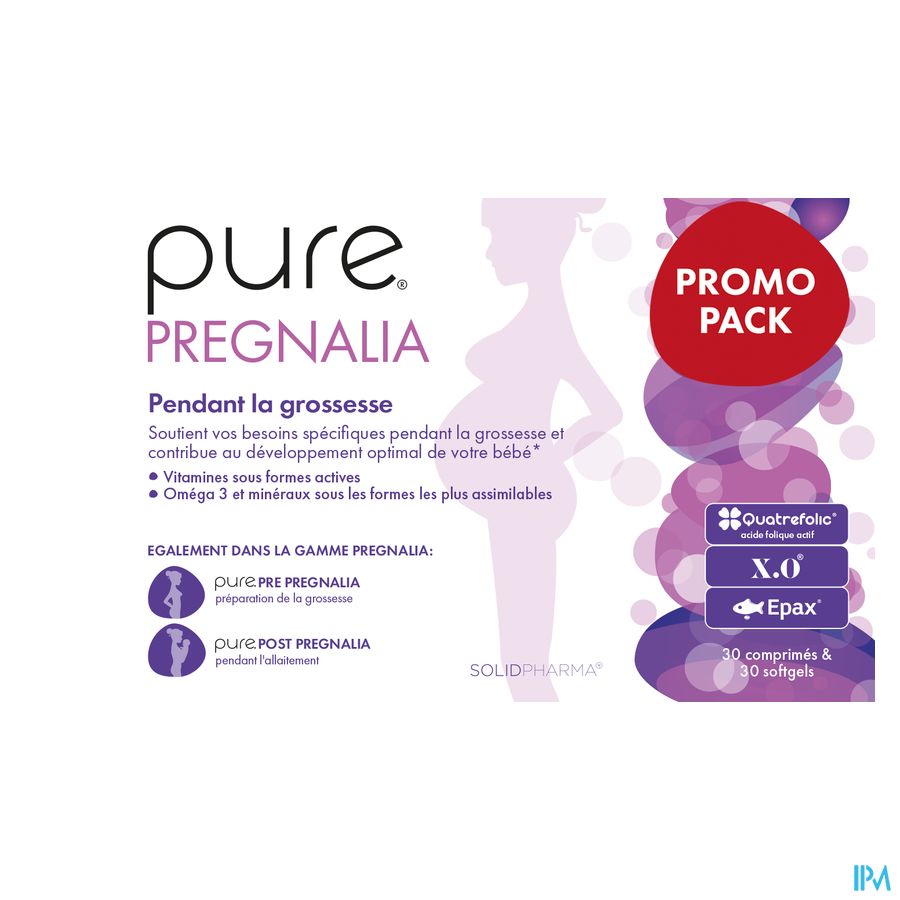 Pure Pregnalia Tabl 3x30 + Softcaps 30 Promo 3