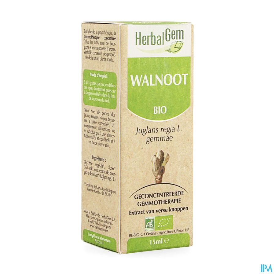 Herbalgem Walnoot Maceraat 15ml Herbalgem Walnoot Maceraat 15ml