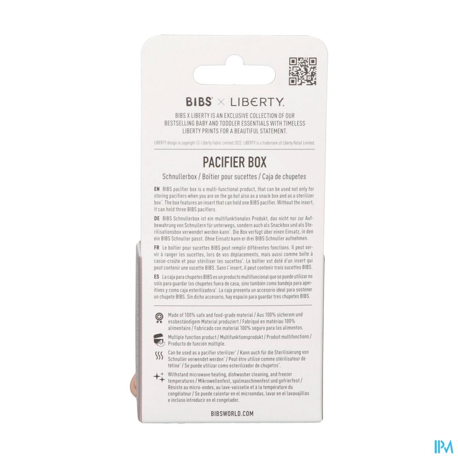 Bibs Fopspeenbox Duo Liberty Garden Blossom 1