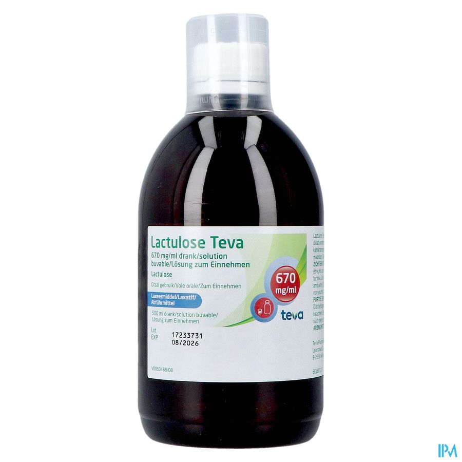 Lactulose Teva Sol Per Os 500ml 6
