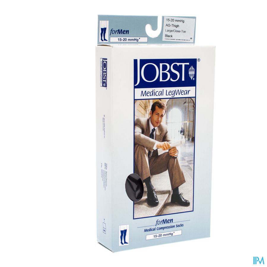 Jobst For Men K1 15-20 Ag Zwart l 1p 7528700