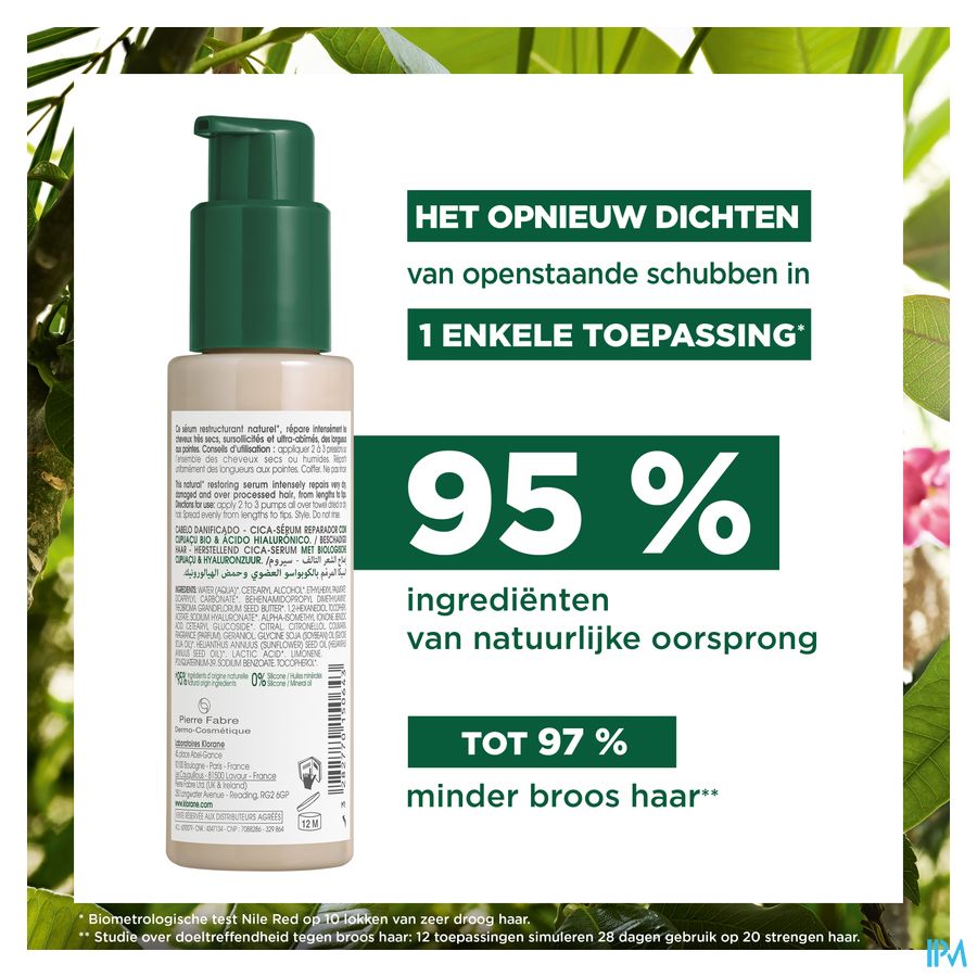 Klorane Capil. Cica Serum Herstel. Cupuacu 100ml 12