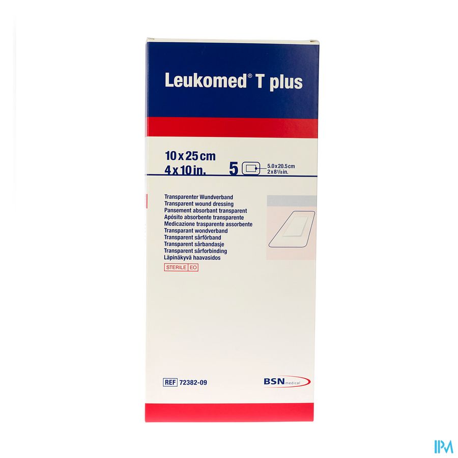 Leukomed T Plus Verb Ster 10,0cmx25cm 5 7238209 1