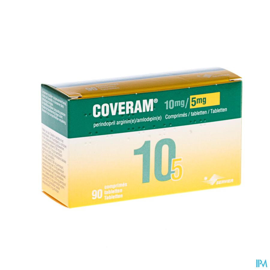 Coveram 10mg/ 5mg Pi Pharma Comp 90 Pip Coveram 10mg/ 5mg Pi Pharma Comp 90 Pip