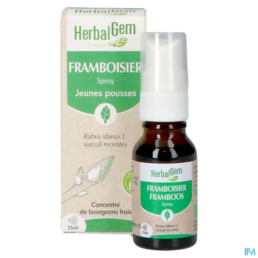 Herbalgem Frambozenstruik Bio Spray 15ml 8