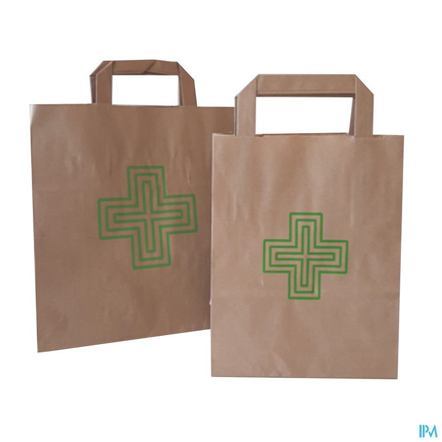 Draagtas Papier Hv. Neon Kraft Big 26+17x25cm 250 Draagtas Papier Hv. Neon Kraft Big 26+17x25cm 250