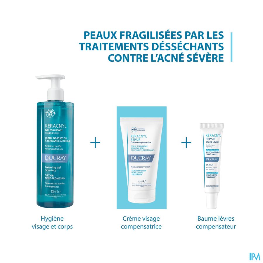 Ducray Keracnyl Repair Creme 50ml Nf 9