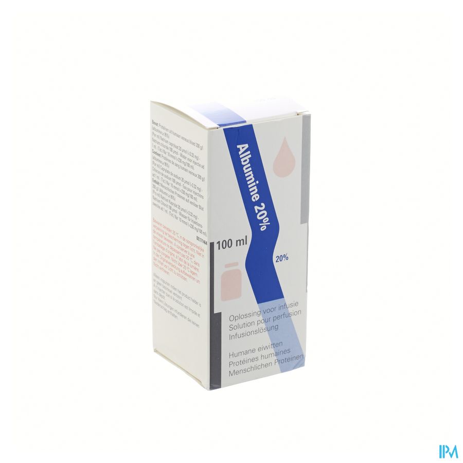 Albumine 20 % sol. perf. i.v. flac. 100 ml Albumine 20 % sol. perf. i.v. flac. 100 ml