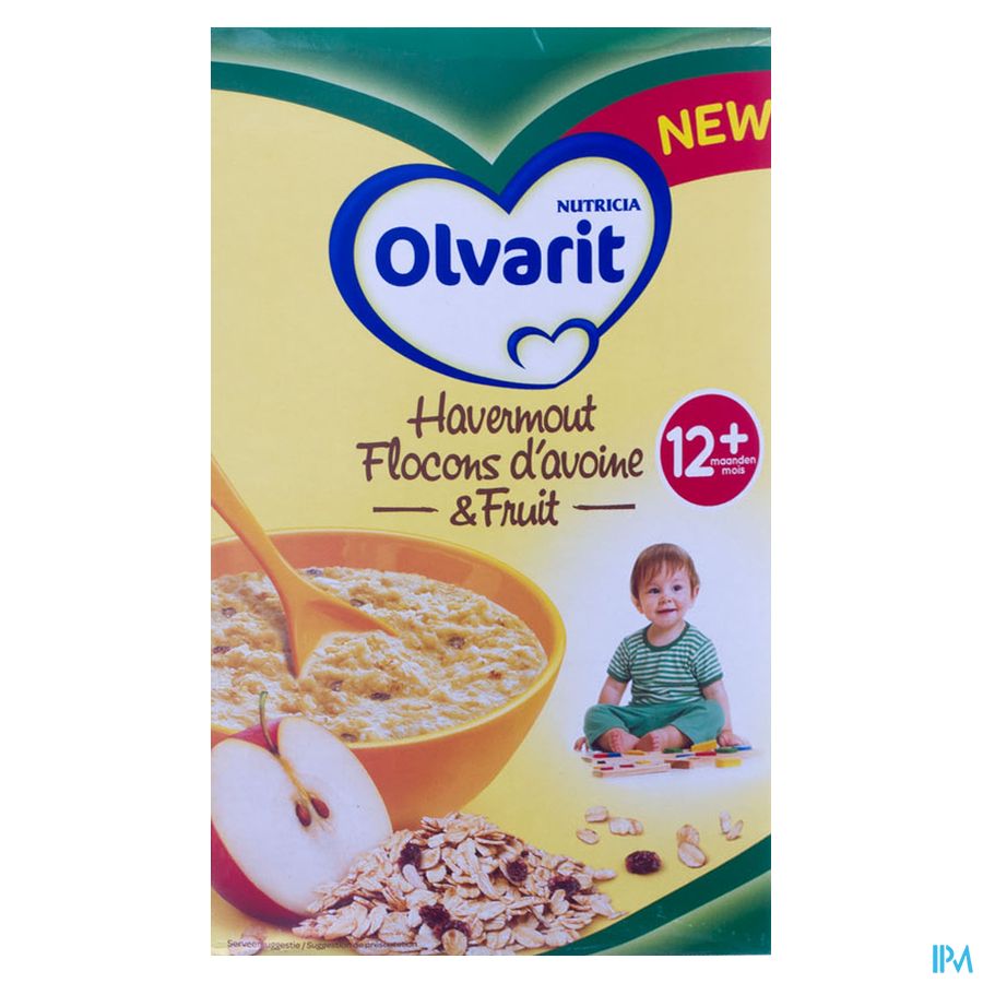 Olvarit Flocons Avoine & Fruit 12m 250g 1