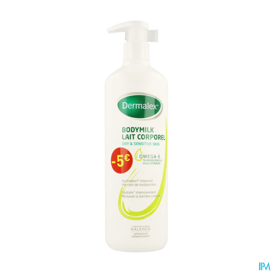 Dermalex Lait Corporel 500ml Promo -5€ Dermalex Lait Corporel 500ml Promo -5€