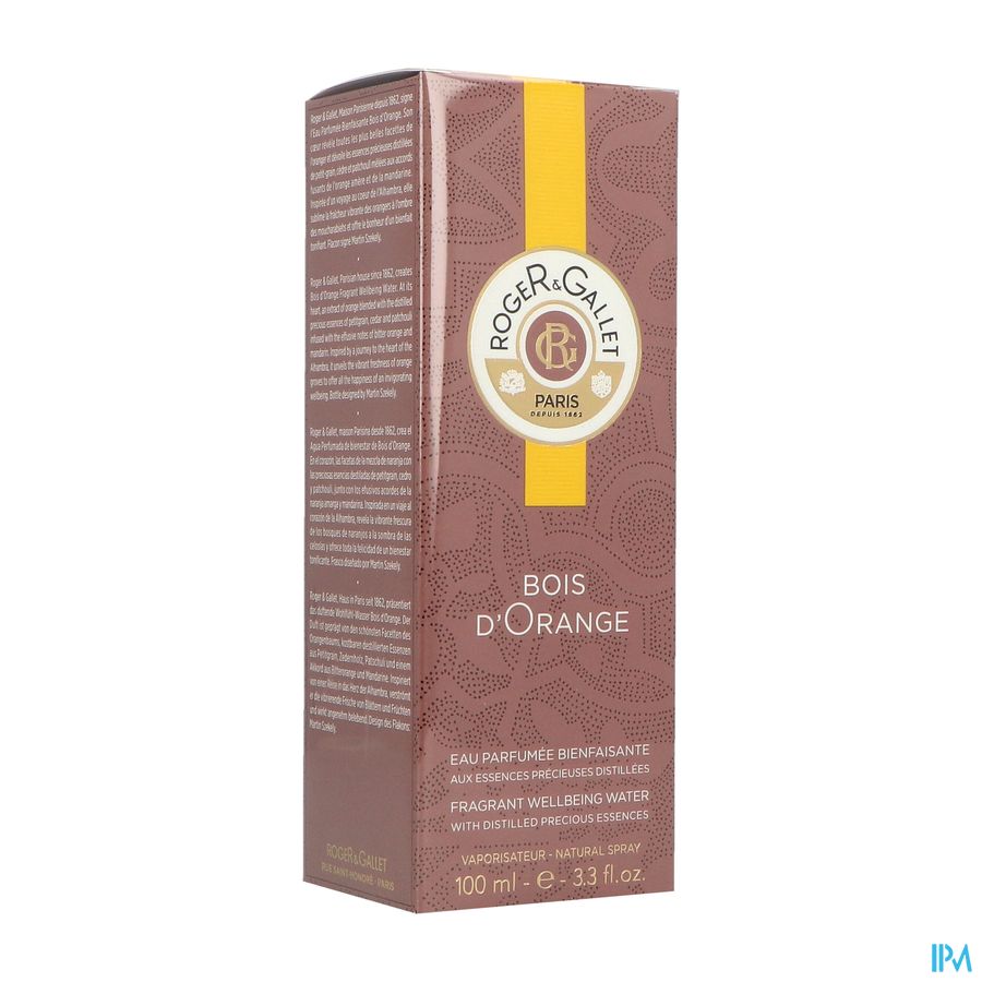 Roger&gallet Bois Orange Water Parf Vapo 100ml