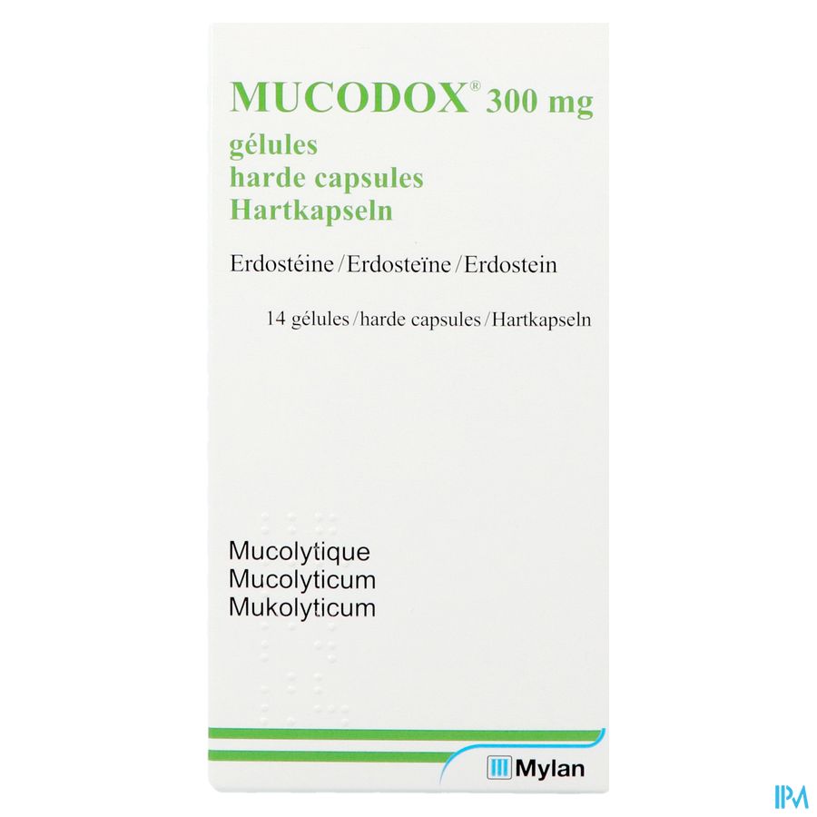 Mucodox 300mg Caps 14 2