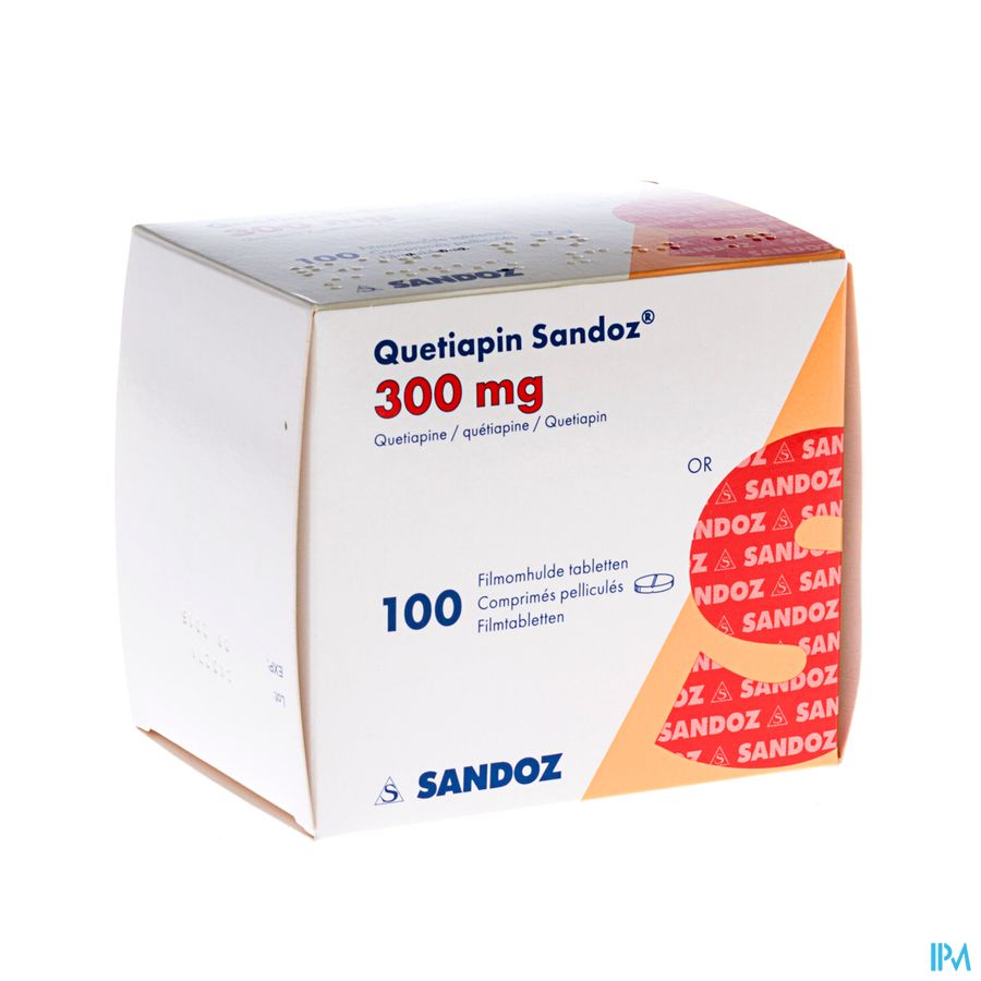 Quetiapin Sandoz Comp Enrobe 100 X 300mg Quetiapin Sandoz Comp Enrobe 100 X 300mg
