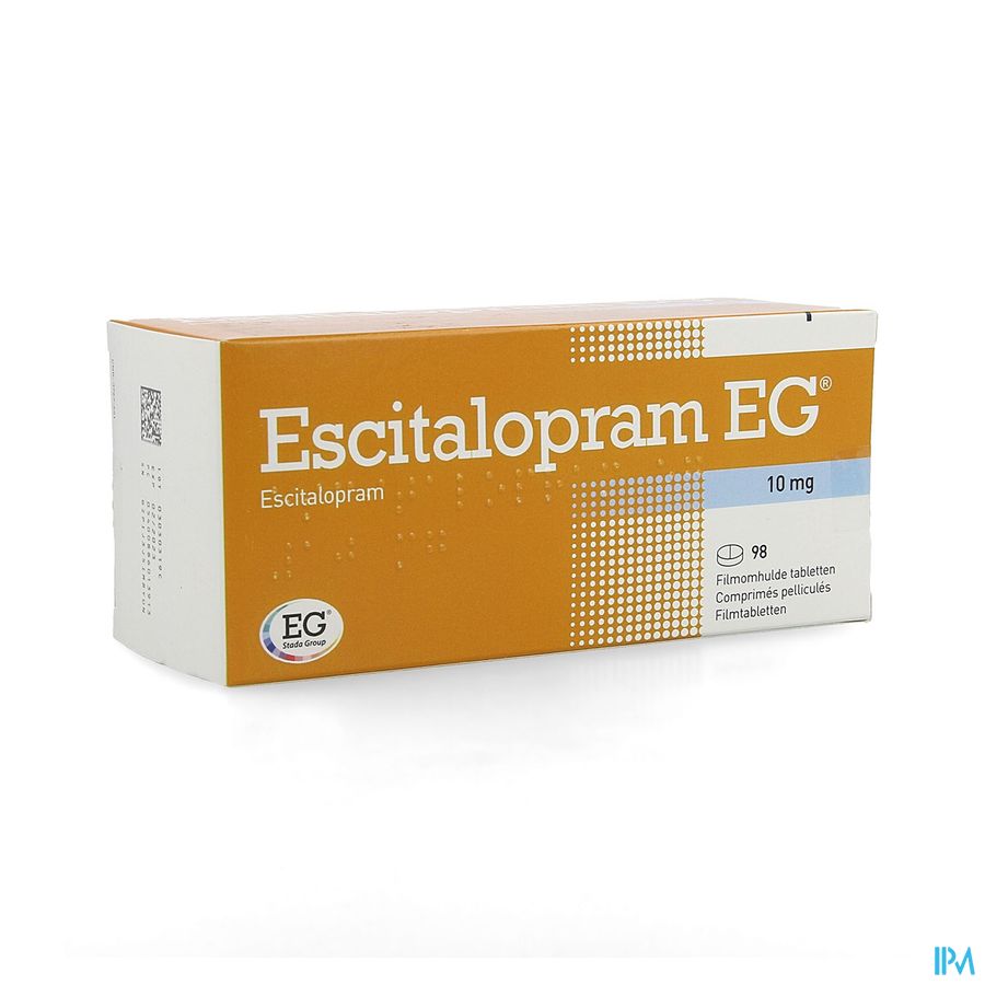 Escitalopram Eg Pi Pharma 10mg Filmomh Tabl 98 Pip Escitalopram Eg Pi Pharma 10mg Filmomh Tabl 98 Pip