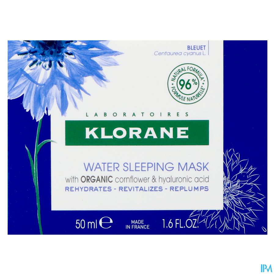 Klorane Visage Bleuet Bain Hydra Nuit 50ml 1