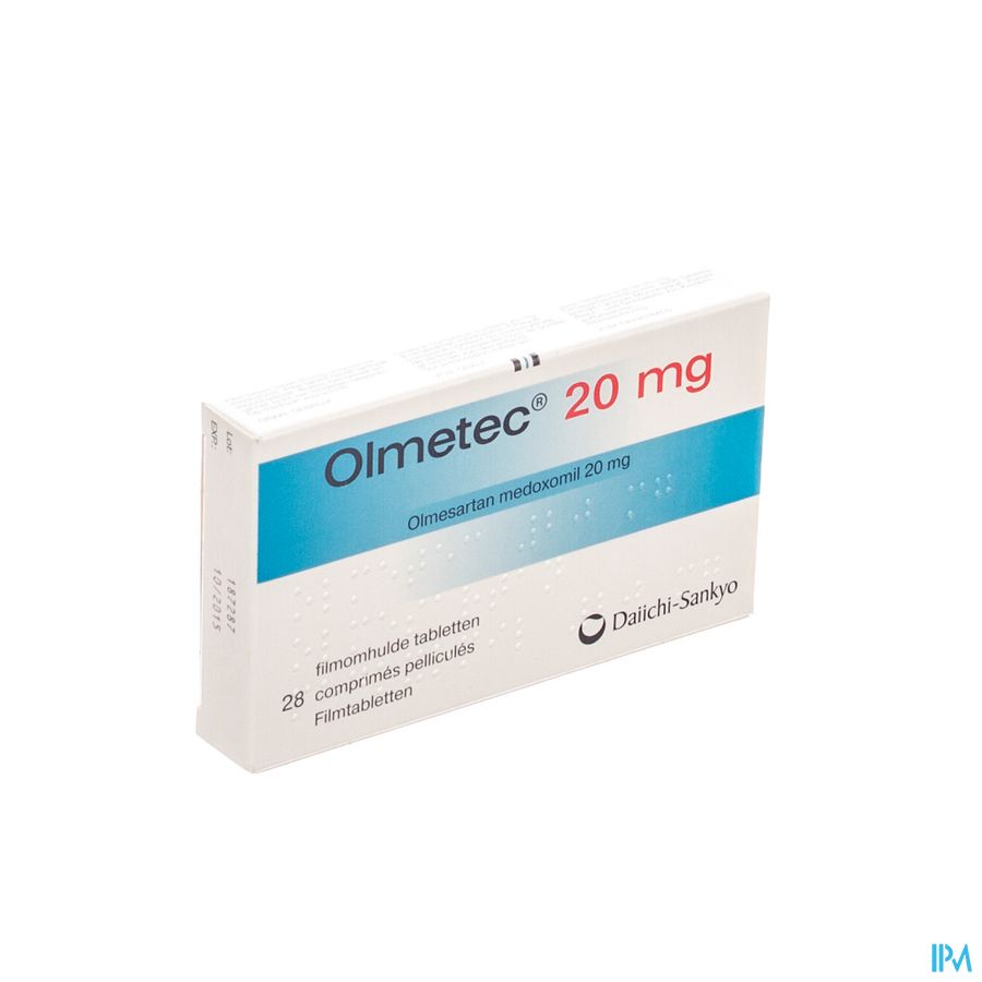 Olmetec Comp Pell 28 X 20mg Olmetec Comp Pell 28 X 20mg