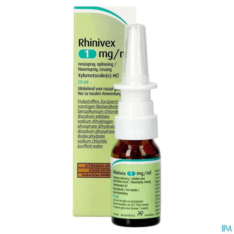 Rhinivex 1mg/ml Neusspray Opl 10ml 10