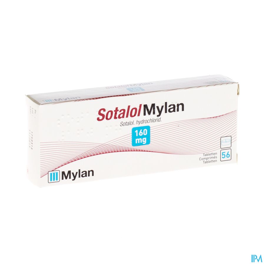 Sotalol Viatris 160mg Comp 56