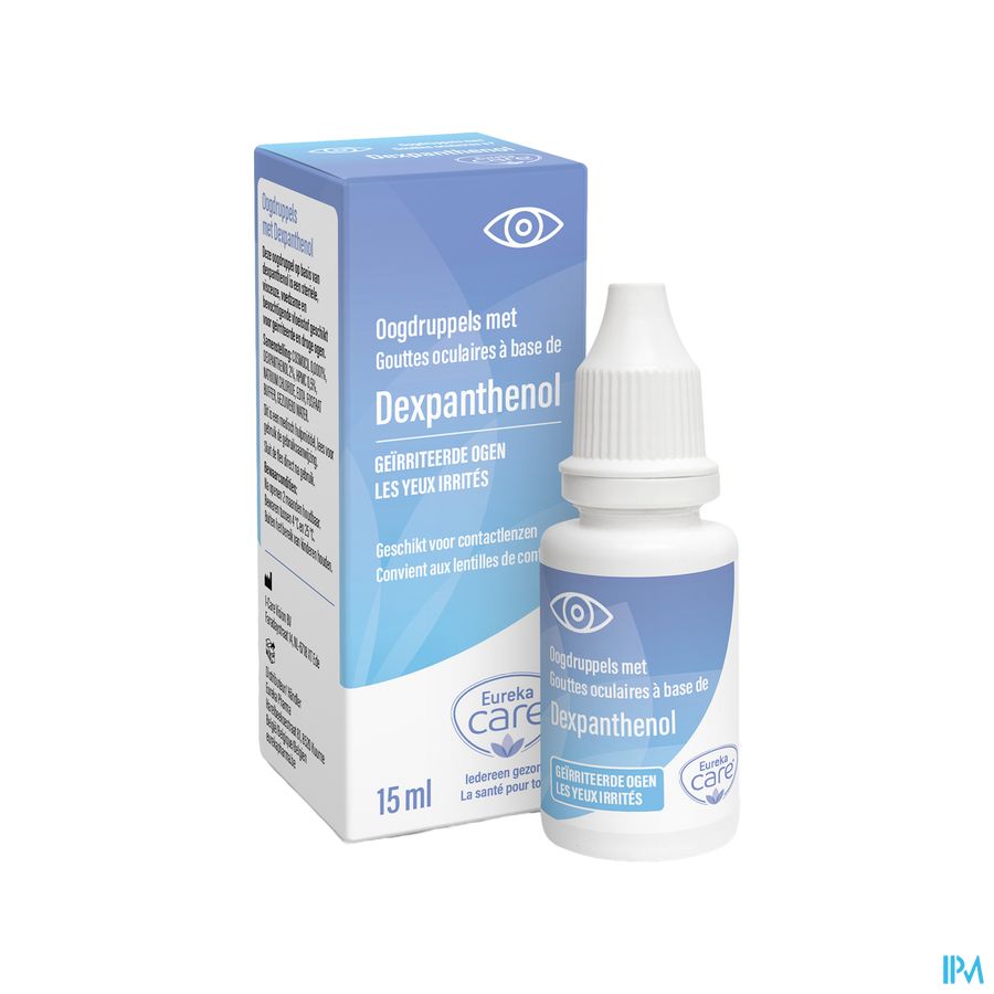 Eureka Care Oogdr.irrit.ogen Dexpanth.prov.b5 15ml Eureka Care Oogdr.irrit.ogen Dexpanth.prov.b5 15ml