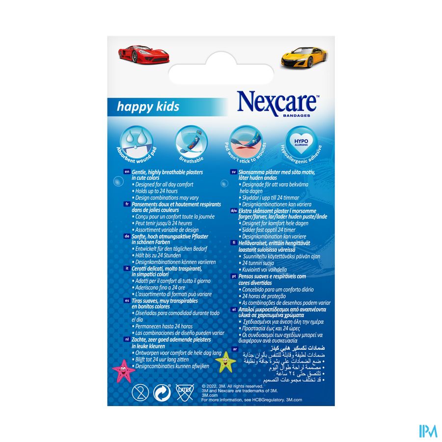 Nexcare Happy Kids Boys 20 3