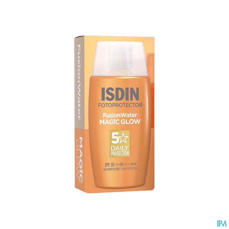 Isdin Fusion Water Magic Glow Facial Spf50 50ml Isdin Fusion Water Magic Glow Facial Spf50 50ml