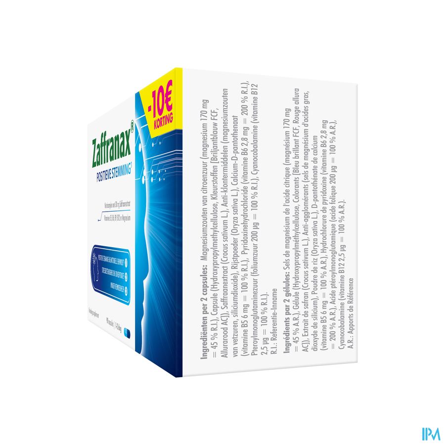 Zaffranax Caps 90 Nf Promo -10€ 2