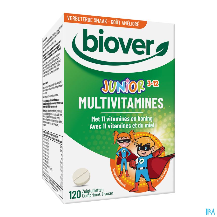 Biover Multivitamine Junior Tabl 120 Biover Multivitamine Junior Tabl 120