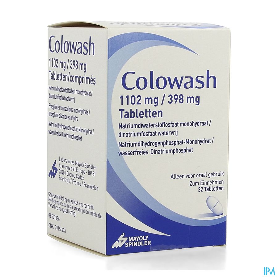Colowash 1102mg/398mg Tabl 32