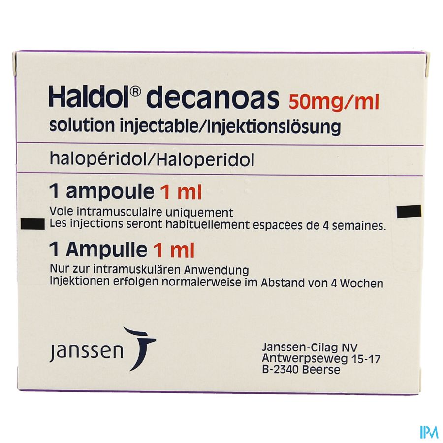 Haldol Decanoas Amp 1 X 1ml/50mg/ml 4