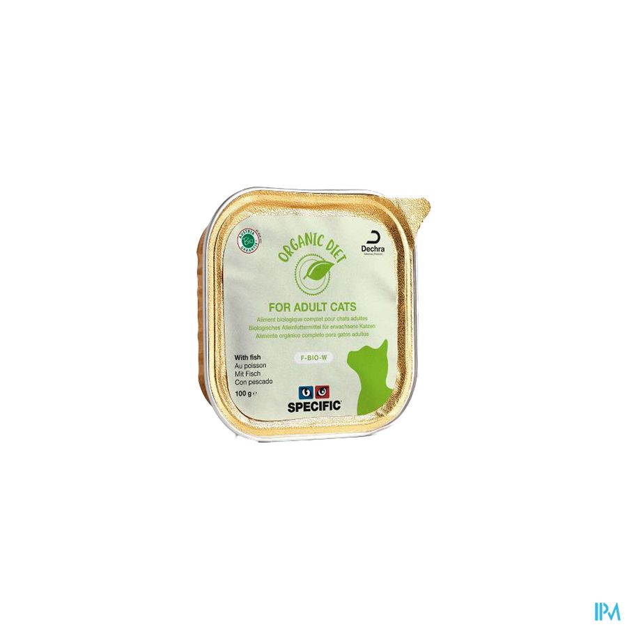 Specific F-bio-w Organic Fish 8x100g Specific F-bio-w Organic Fish 8x100g