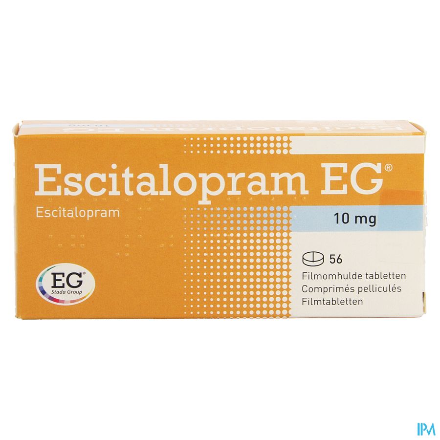 Escitalopram EG 10 Mg Filmomh Tabl 56 X 10 Mg 1