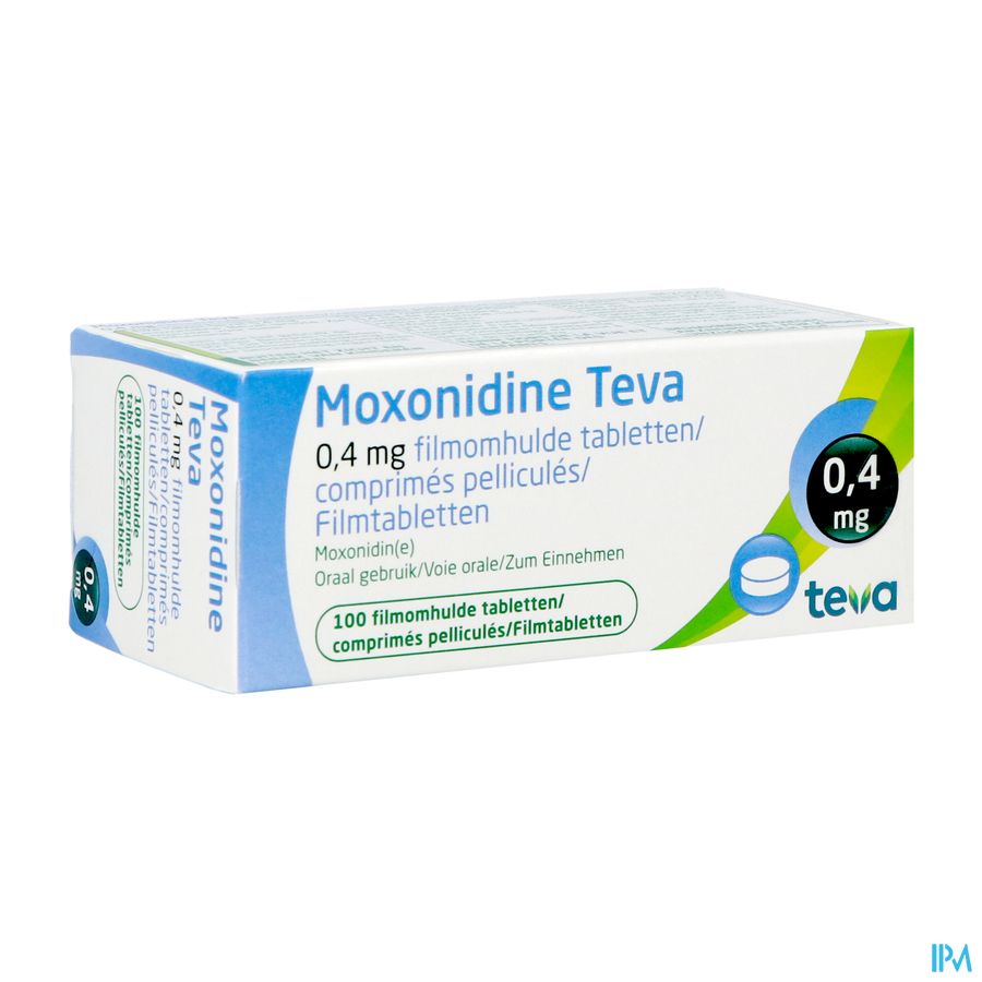 Moxonidine Teva Comp 100 X 0,4mg Moxonidine Teva Comp 100 X 0,4mg
