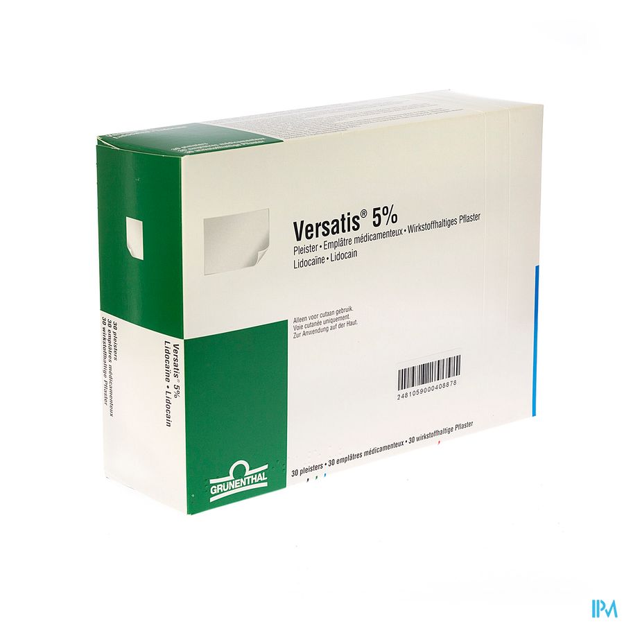 Versatis 700mg Pleisters - Emplatres 30 Versatis 700mg Pleisters - Emplatres 30