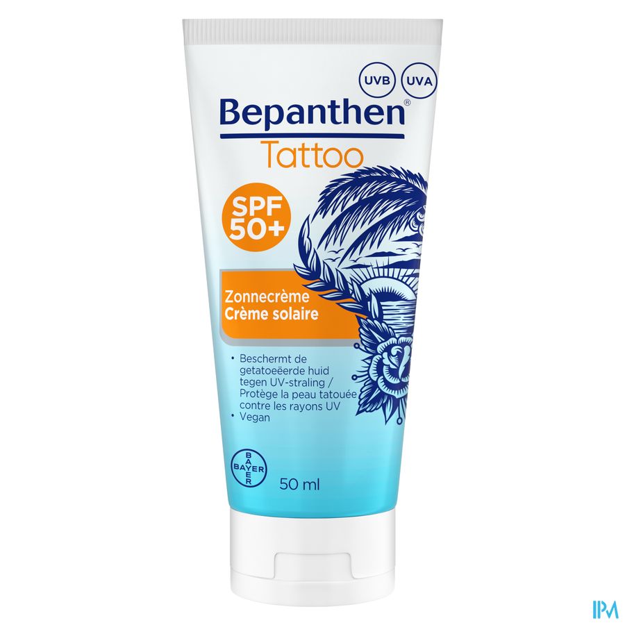 Bepanthen Tattoo Zonnecreme Tube 50ml 1