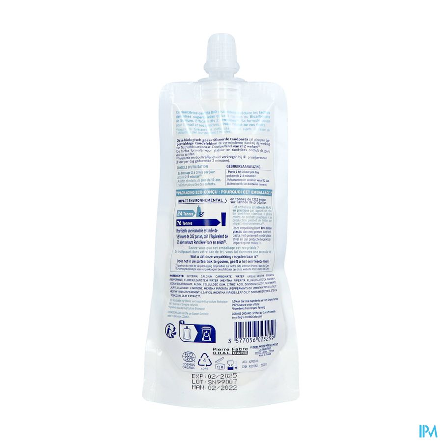 Elgydium Tandpasta Witte Tanden Bio 100ml 2