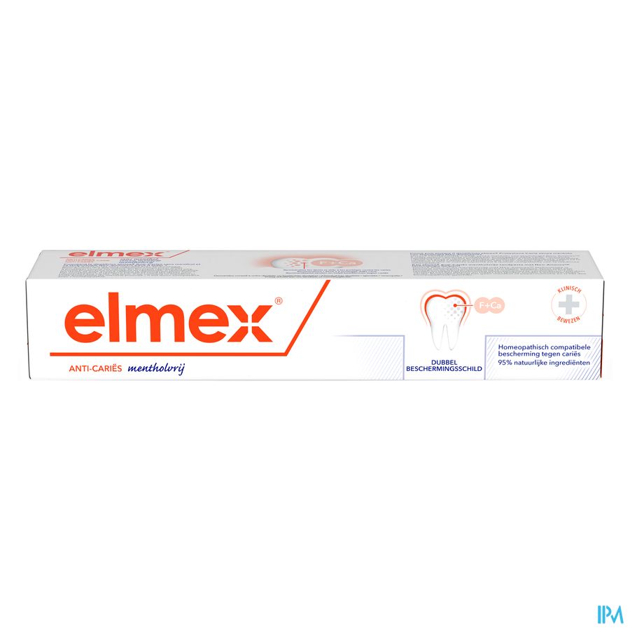 Elmex A/caries Z/menthol Tandpasta Tube 75ml Elmex A/caries Z/menthol Tandpasta Tube 75ml