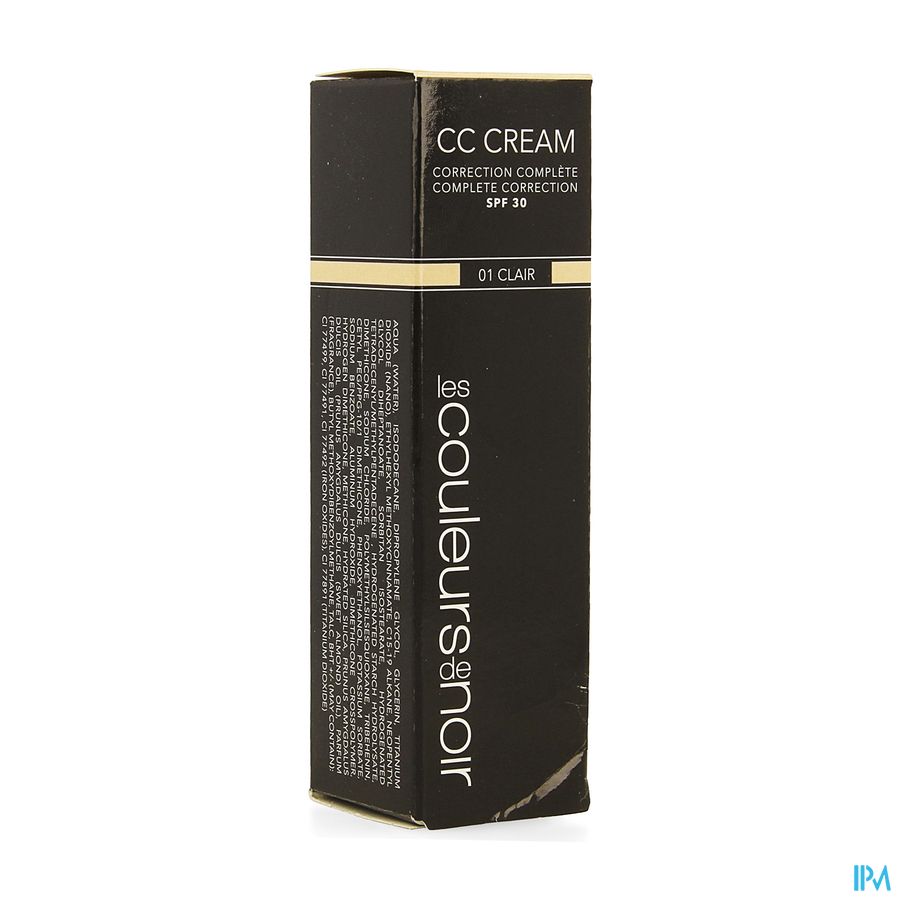 Les Couleurs De Noir Cc Cream Ip30 01 Clair 30ml
