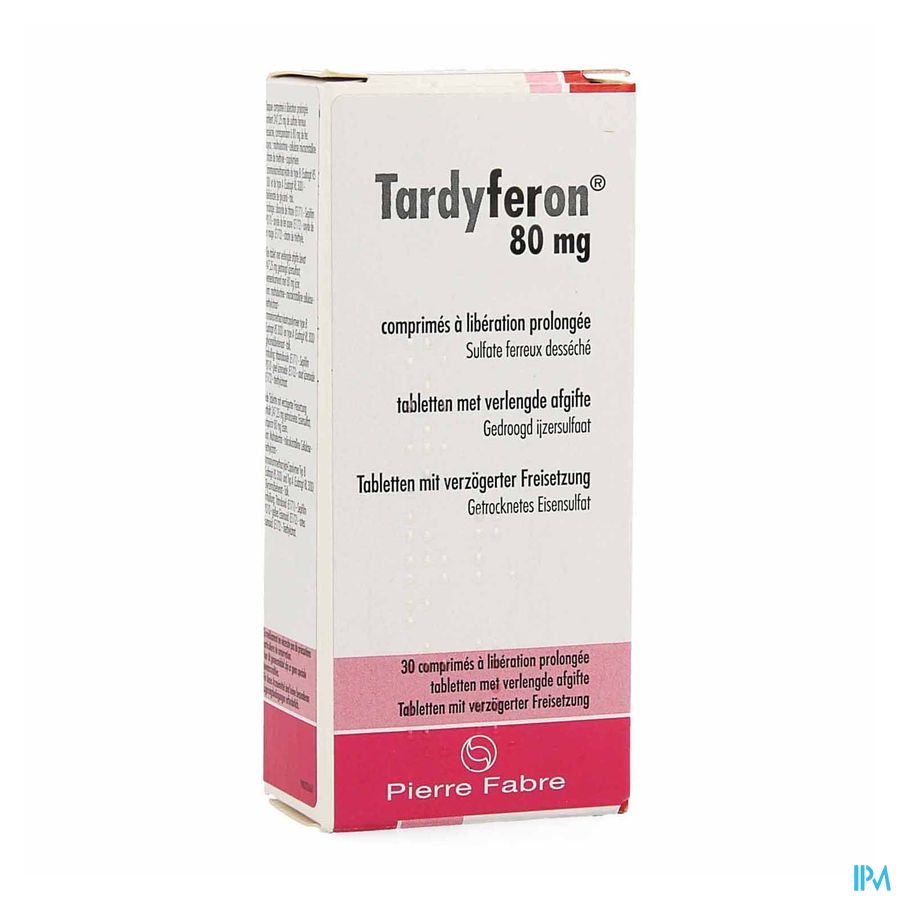 Tardyferon Pi Pharma 80mg Lib.prolongee Comp30 Pip Tardyferon Pi Pharma 80mg Lib.prolongee Comp30 Pip