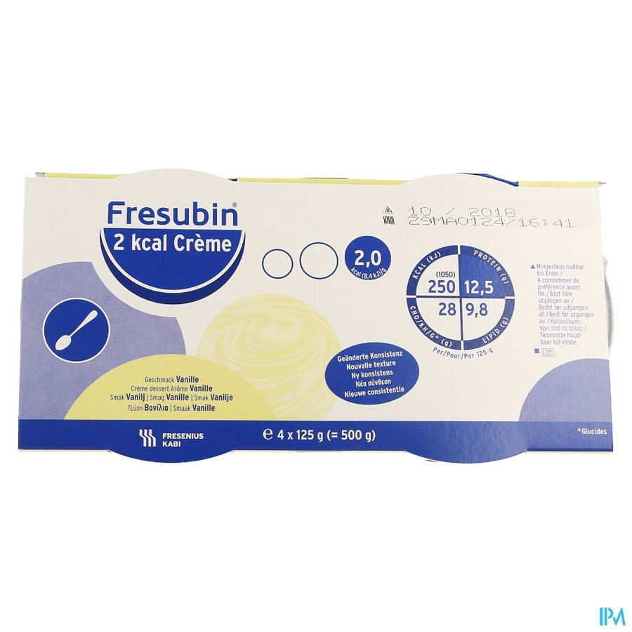 Fresubin 2 Kcal Crème 125g Vanille 4