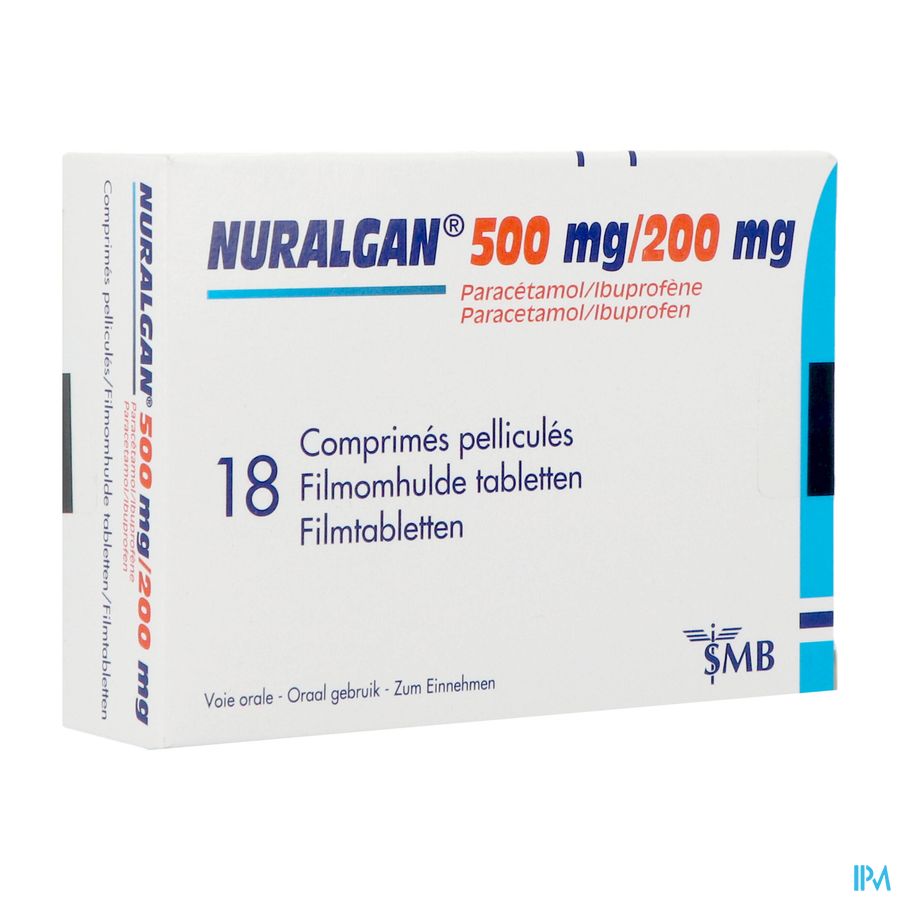 Nuralgan 500mg/200mg Filmomh Tabl 18
