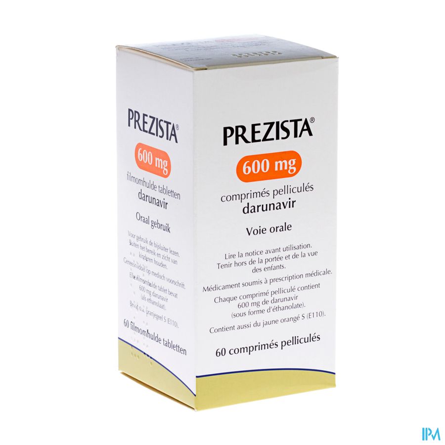 Prezista 600mg Comp 60 X 600mg
