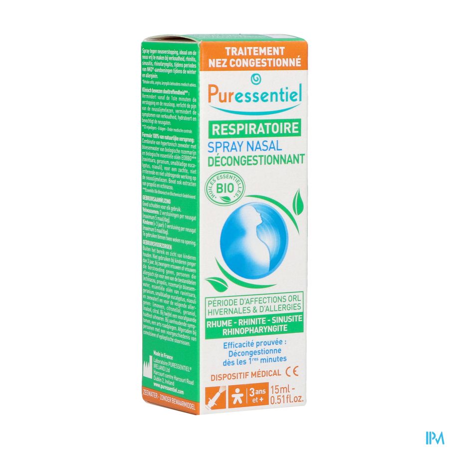 Puressentiel Ademhaling Neusspray 15ml 4