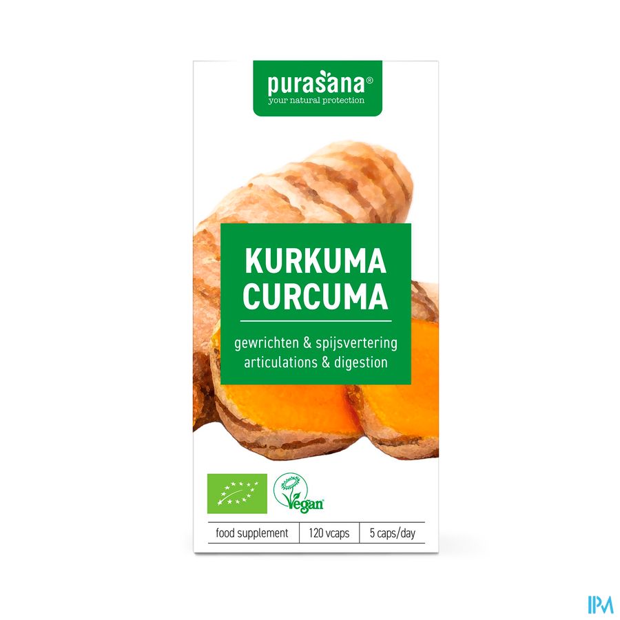 Purasana Vegan Kurkuma Bio Caps 120 1